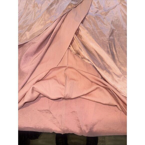 After Six Dress NWT Style 6829 Size 16-R Desert Rose Halter Midi. NWOT. 14 - Picture 5 of 11